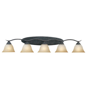 Prestige 45.5'' Wide 5-Light Vanity Light - Sable Bronze SL748522 Thomas