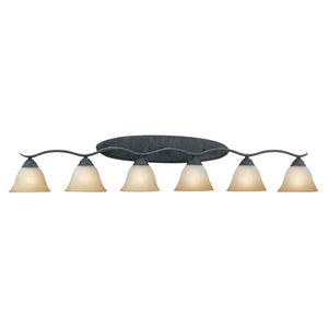 Prestige 54.5'' Wide 6-Light Vanity Light - Sable Bronze SL748622 Thomas