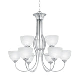 Tahoe 30'' Wide 9-Light Chandelier - Brushed Nickel SL801678 Thomas