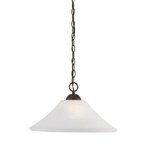 Elipse 18'' Wide 1-Light Pendant - Painted Bronze SL820063 Thomas