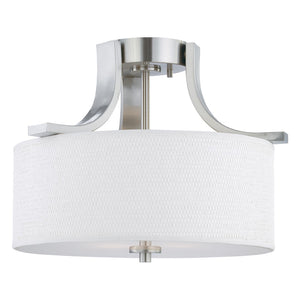 Pendenza 15.25'' Wide 2-Light Flush Mount - Brushed Nickel SL860978 Thomas