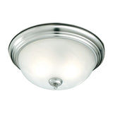 Harmony 12'' Wide 1-Light Flush Mount - Brushed Nickel SL869178 Thomas