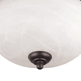 Harmony 14'' Wide 2-Light Flush Mount - Painted Bronze SL869263 Thomas