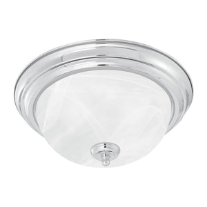 Harmony 16'' Wide 3-Light Flush Mount - Brushed Nickel SL869378 Thomas