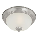 Harmony 12'' Wide 1-Light Flush Mount - Brushed Nickel SL878178 Thomas