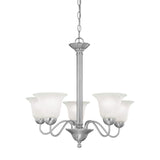 Thomas Riva 25'' Wide 5-Light Chandelier