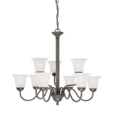 Thomas Riva 32'' Wide 9-Light Chandelier