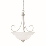 Bella 20'' Wide 3-Light Pendant - Brushed Nickel SL891778 Thomas