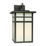 Mission 19'' High 3-Light Outdoor Sconce - Black SL91067 Thomas