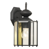 Brentwood 13.25'' High 1-Light Outdoor Sconce - Black SL92427 Thomas