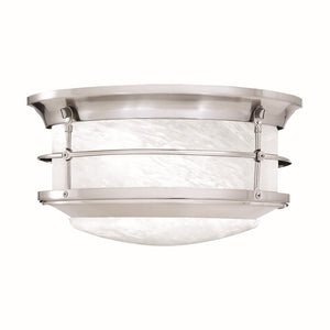 Verglas 11.25'' Wide 2-Light Outdoor Flush Mount - Brushed Nickel SL928378 Thomas