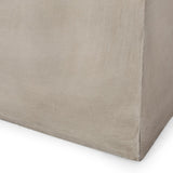 Christopher Knight Home® - Noble House - Quebec Outdoor Lightweight Concrete Side Table, Light Gray