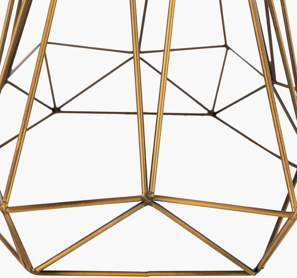 Surya Steele Modern 24" Accent Table Lamp - Stylish Linen Design For Minimalist Home Decor & Easy Care Body, Metallic ,Brass,Shade, White,Finial, Metallic ,Brass,Harp, Metallic ,Brass,Cord, Translucent Steel,Linen,Iron Sle-002