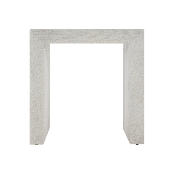 Bernhardt Bernhardt Summerton Side Table Sandblasted White Ash Veneer Parsons Modern Accent 24X26x24 435121