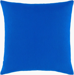 Surya Sea Life Slf-004 18" Square Accent Pillow - Whimsical Cotton Decor For Home, Easy Care & Unique Style White Cotton,Cotton Slf004-1818d