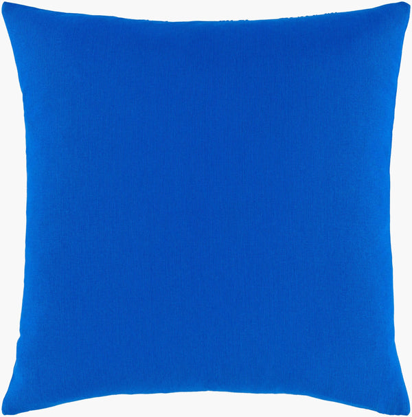 Surya Sea Life Slf-004 18" Square Accent Pillow - Whimsical Cotton Decor For Home, Easy Care & Unique Style White Cotton,Cotton Slf004-1818d