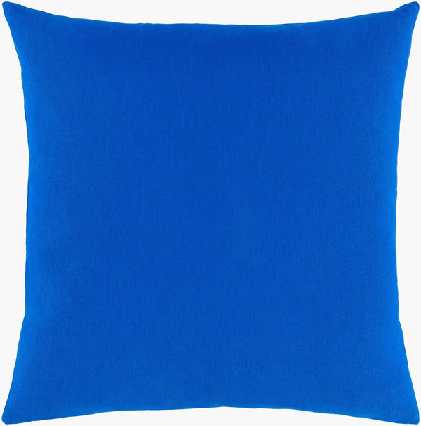 Surya Sea Life Slf-004 18" Square Accent Pillow - Whimsical Cotton Decor For Home, Easy Care & Unique Style Dark Blue Cotton,Cotton Slf005-1818d