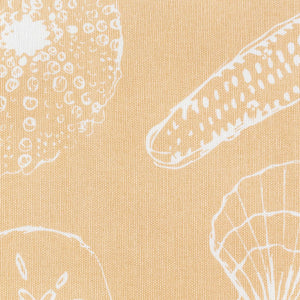 Surya Sea Life Slf-004 18" Square Accent Pillow - Whimsical Cotton Decor For Home, Easy Care & Unique Style Beige Cotton,Cotton Slf009-1818