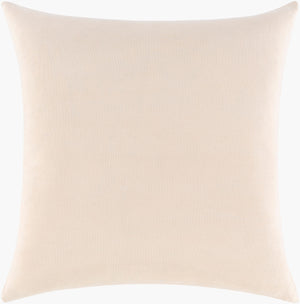 Surya Sea Life Slf-004 18" Square Accent Pillow - Whimsical Cotton Decor For Home, Easy Care & Unique Style Cream Cotton,Cotton Slf010-1818d