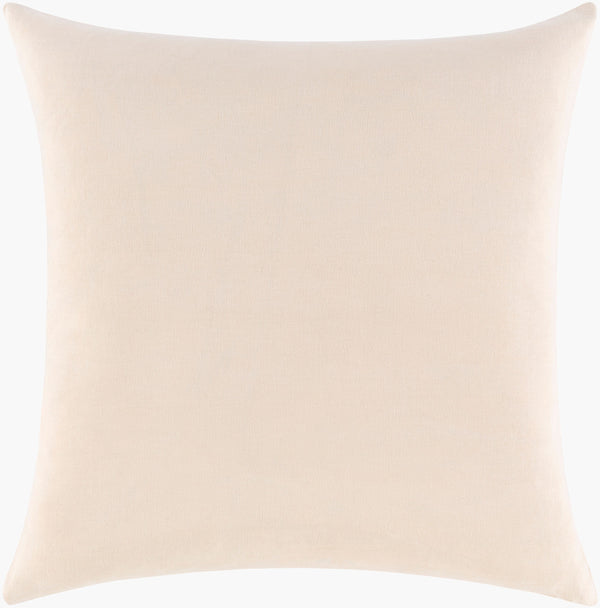 Surya Sea Life Slf-004 18" Square Accent Pillow - Whimsical Cotton Decor For Home, Easy Care & Unique Style Cream Cotton,Cotton Slf010-1818d