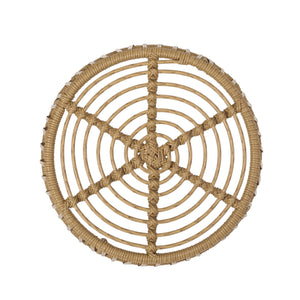 English Elm Christopher Knight Home® - ELAINE Rattan Side Table Light Brown – Boho Outdoor Wicker Cage Accent Table, Durable Polyethylene Finish 71843.00LBRN