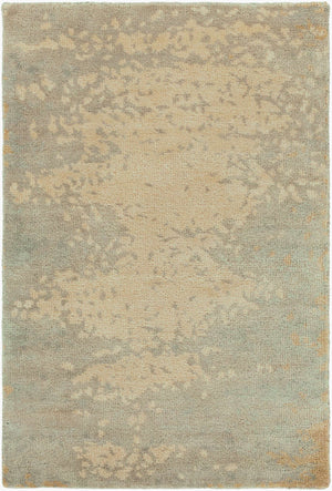 Surya Slice Of Nature Sli-6400 Handmade 2' X 3' Mid-century Modern Rug - Luxurious Wool & Viscose Design Taupe Wool,Viscose Sli6401-23