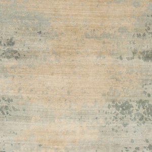Surya Slice Of Nature Sli-6400 Handmade 2' X 3' Mid-century Modern Rug - Luxurious Wool & Viscose Design Taupe Wool,Viscose Sli6401-23
