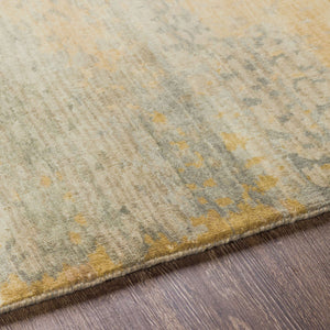 Surya Slice Of Nature Sli-6400 Handmade 2' X 3' Mid-century Modern Rug - Luxurious Wool & Viscose Design Taupe Wool,Viscose Sli6401-23
