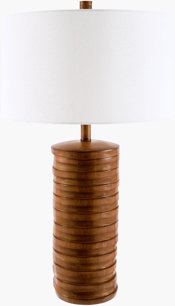 Livabliss Sulak Mid-century Modern Table Lamp with Linen Shade for Bedroom or Living Room SLK-002