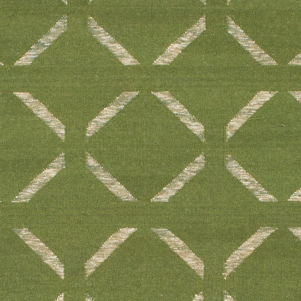 Surya Stallman Slm-1000 2'6" X 8' Handmade Durable Rug – Modern Decor With Natural Charm, Spot Clean Only! Olive Wool,Viscose,Cotton Slm1013-268