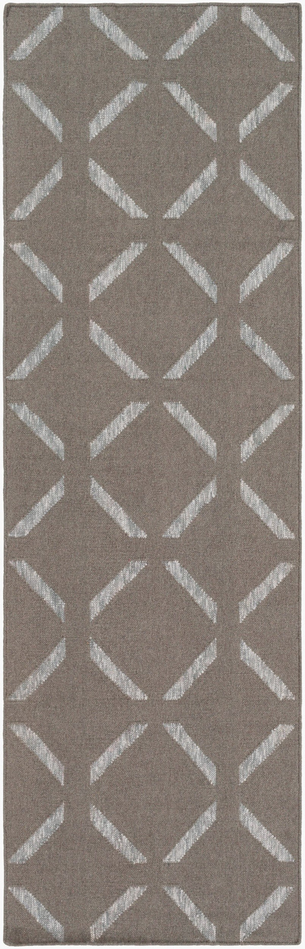 Surya Stallman Slm-1000 2'6" X 8' Handmade Durable Rug – Modern Decor With Natural Charm, Spot Clean Only! Brown Wool,Viscose,Cotton Slm1015-268