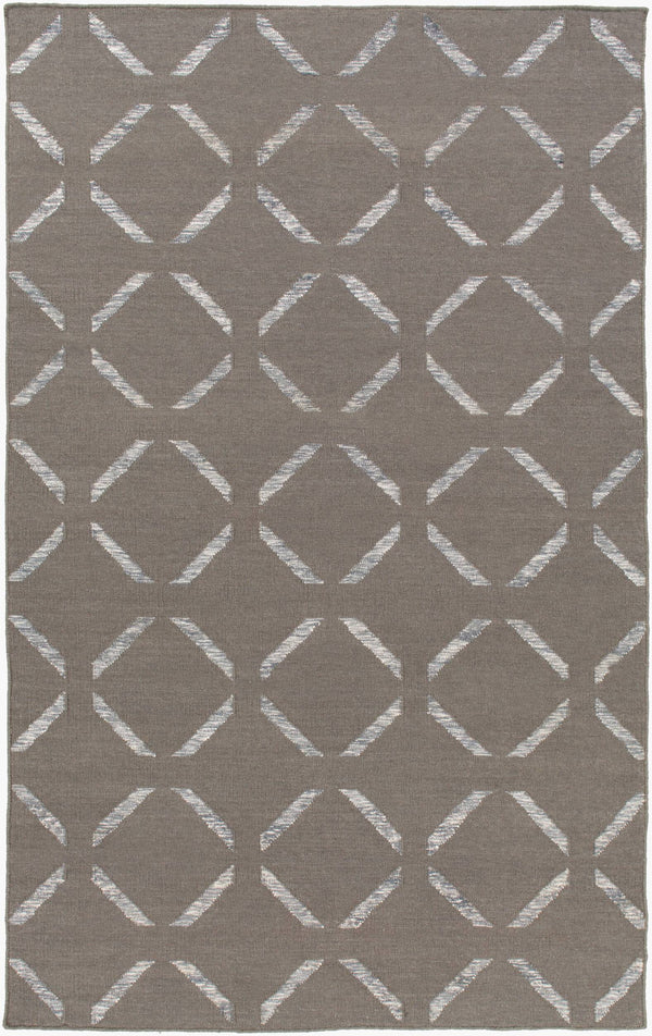 Surya Stallman Slm-1000 2'6" X 8' Handmade Durable Rug – Modern Decor With Natural Charm, Spot Clean Only! Brown Wool,Viscose,Cotton Slm1015-913