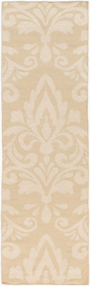 Surya Stallman Slm-1000 2'6" X 8' Handmade Durable Rug – Modern Decor With Natural Charm, Spot Clean Only! Beige Wool,Viscose,Cotton Slm1022-268