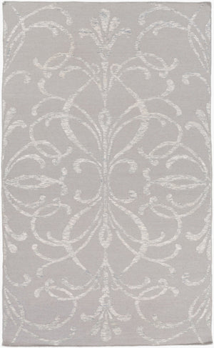 Surya Stallman Slm-1000 2'6" X 8' Handmade Durable Rug – Modern Decor With Natural Charm, Spot Clean Only! Gray Wool,Viscose,Cotton Slm1032-810