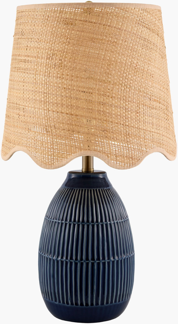 Livabliss Soleny Woven Jute and Brushed Metal Table Lamp Coastal Warmth for Any Room SLNY-006