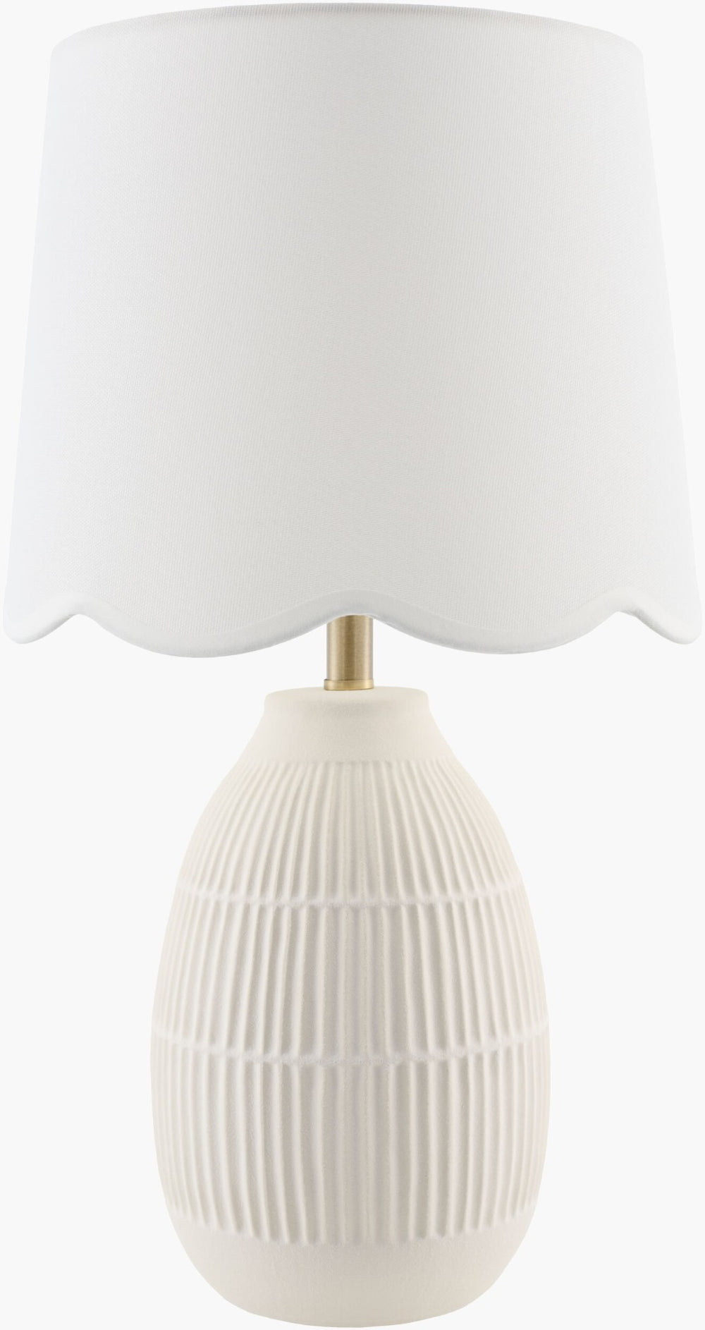Livabliss Soleny Coastal Traditional Table Lamp with Linen Shade and Textured Metal Base SLNY-008