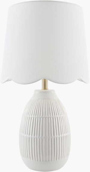 Livabliss Soleny Coastal Traditional Linen Shade Table Lamp for Bedside or Entryway Ambiance SLNY-009