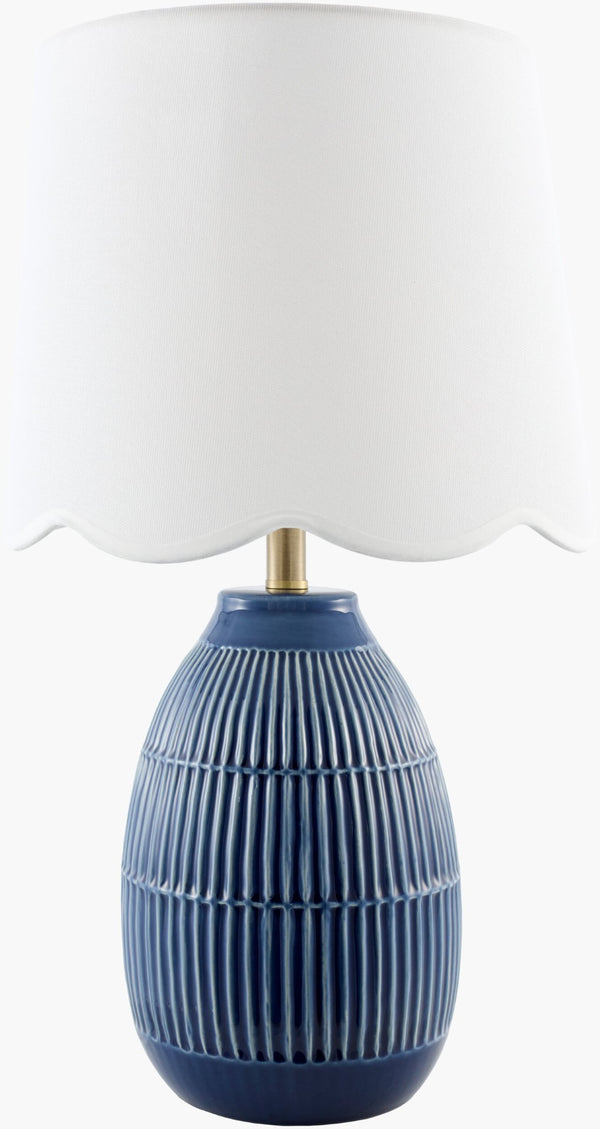 Livabliss Soleny Coastal Traditional Table Lamp with Linen Shade for Warm Ambient Bedroom Glow SLNY-013