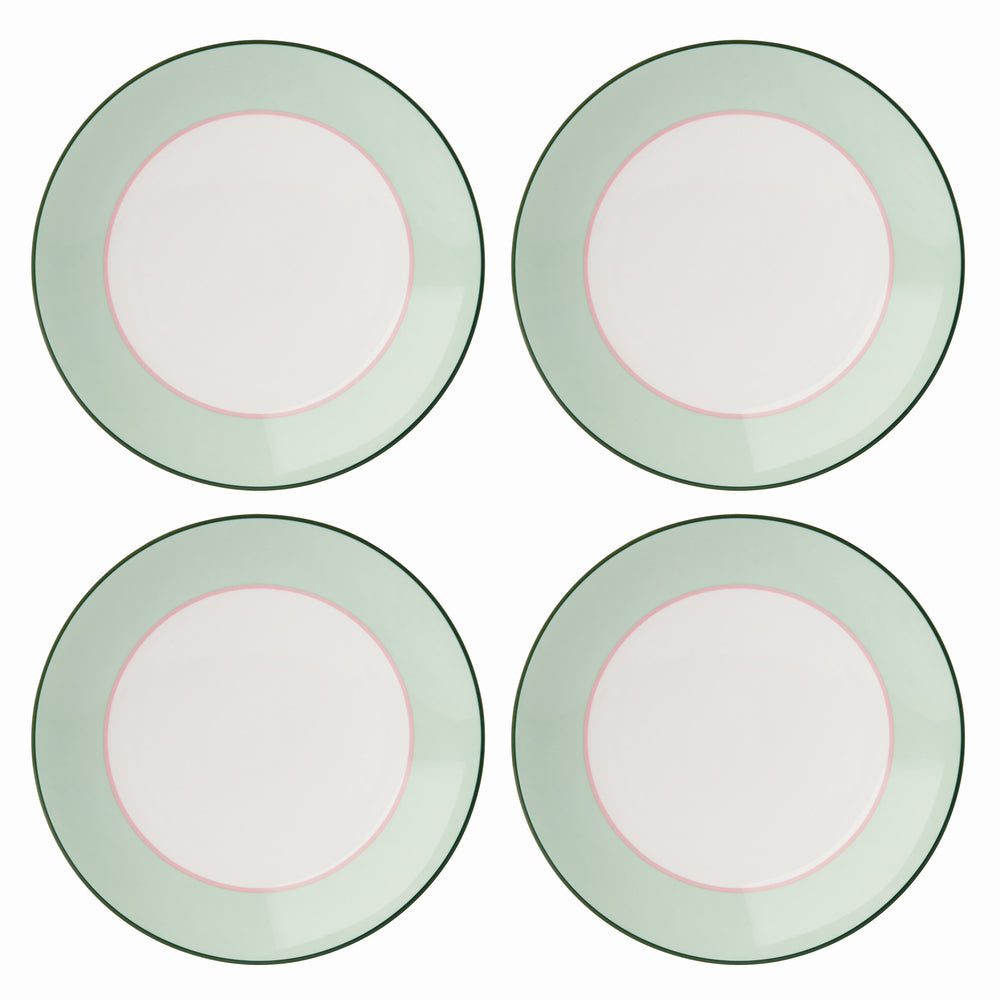 Lenox Kate Spade Make It Pop Dinner Plate, Set of 4 Green, GREEN PORCELAIN 894620