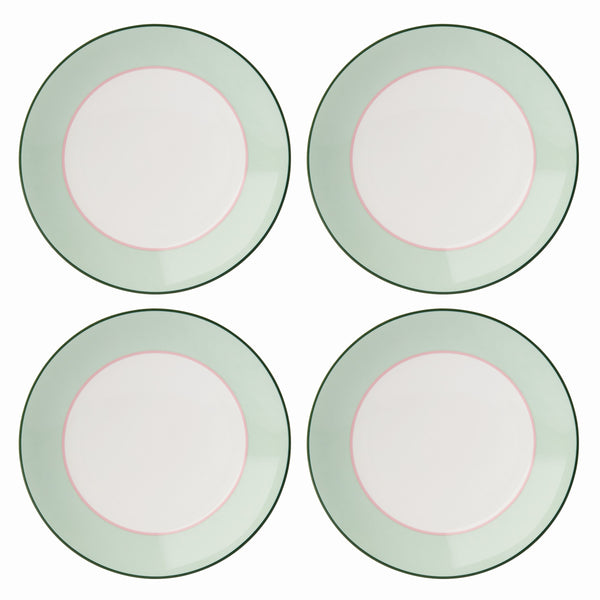 Lenox Kate Spade Make It Pop Dinner Plate, Set of 4 Green, GREEN PORCELAIN 894620
