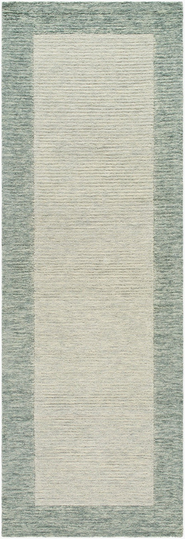 Livabliss Skylar Hand Tufted Wool Area Rug Plush Medium Pile Artisan Crafted Living Room Anchor Dusty Sage, Med 2'6" x 8' SLR2302-268