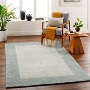 Livabliss Skylar Hand Tufted Wool Area Rug Plush Medium Pile Artisan Crafted Living Room Anchor Dusty Sage, Med 2'6" x 8' SLR2302-268