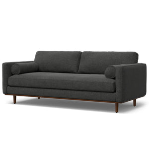 English Elm Morrison 89" Sofa - Charcoal Grey - Handcrafted Mid-Century Modern Comfort With Sustainable Style B136P159631