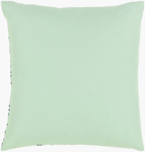 Surya Shelter 18"X18" Cotton Accent Pillow - Traditional Elegance & Timeless Charm For Any Decor Seafoam Cotton,Cotton Slt003-1818