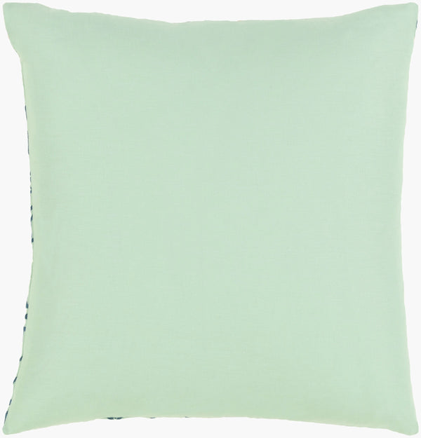 Surya Shelter 18"X18" Cotton Accent Pillow - Traditional Elegance & Timeless Charm For Any Decor Seafoam Cotton,Cotton Slt003-1818