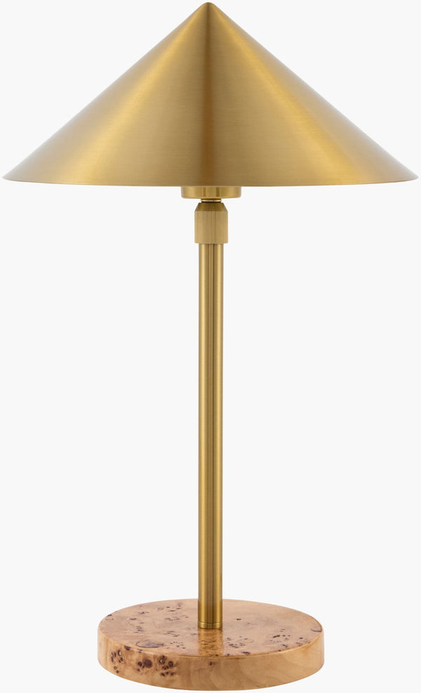 Livabliss Selvanor Mid-century Modern Table Lamp with Felt Shade and Metal Base Warm Ambient Glow SLVR-001
