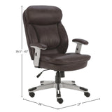 Parker House Parker Living - Desk Chair Cafe 85% Polyester, 15% PU (W) DC#312-CAF