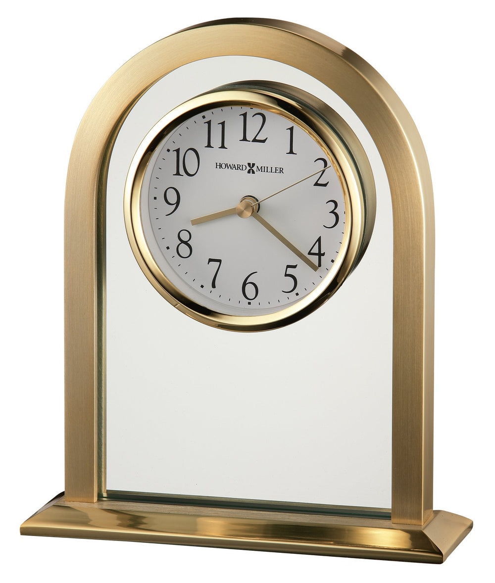Hekman Furniture 645574 Imperial Brass Tabletop Clock - Elegant Quartz Timepiece For Home Decor & Gift Giving  Imperial Tabletop Clock 645574