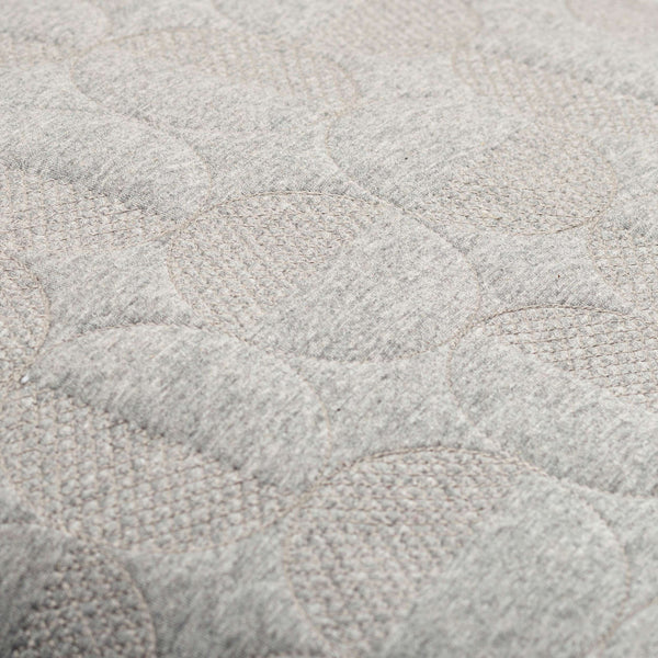 Surya Semicircle 18"L X 18"W Cotton Accent Pillow - Stylish Modern Design For Chic Home Decor Upgrade Pewter Cotton,Cotton Smc001-2222d