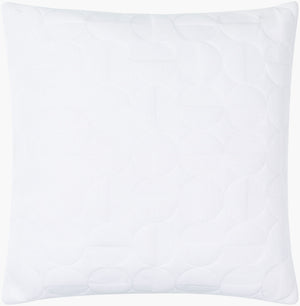 Surya Semicircle 18"L X 18"W Cotton Accent Pillow - Stylish Modern Design For Chic Home Decor Upgrade White Cotton,Cotton Smc003-2020